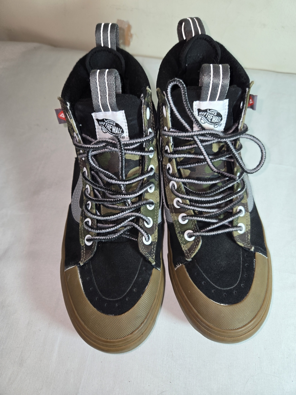 Vans Men’s High-Top Sneakers - Black & Olive